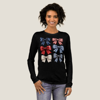 250th 4th of July coquette bows Tri-Blend Shirt