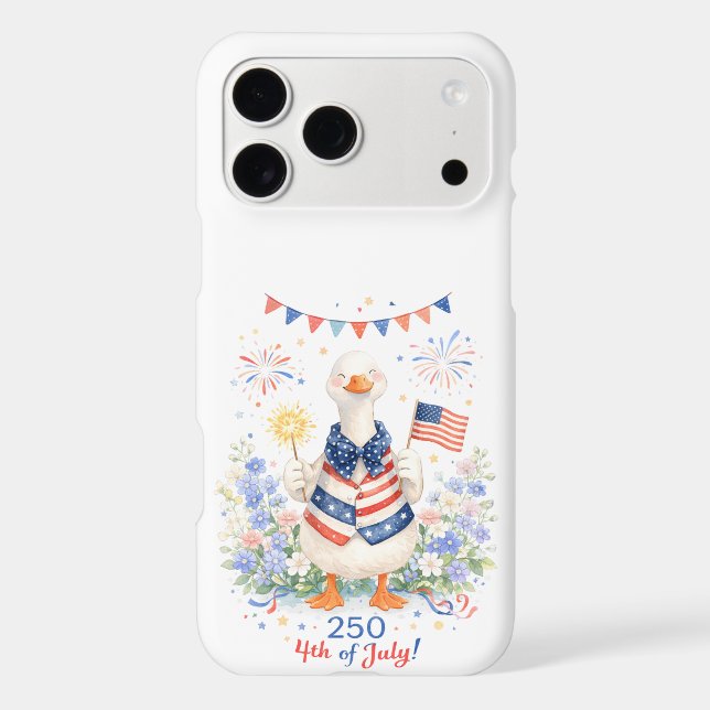 250th 4th of july iPhone case (Back)