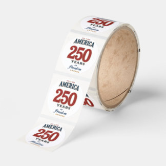 250th America Liberty 1776 Freedom Celebrate Anniv Classic Round Sticker