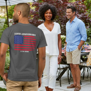 250th Anniv American flag Jet Fighter Airplanes T-Shirt