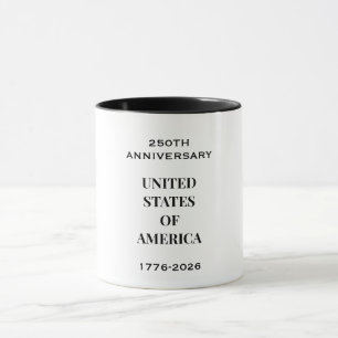 250th Anniversary 1776–2026 – USA Premium Lighter Mug