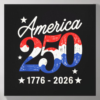 250th Anniversary 250 Aamerican 4th Of July Canvas Photo Tile