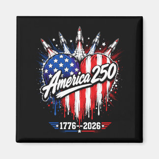 250th Anniversary 250 Years Aamerica Usa Flag Magnet