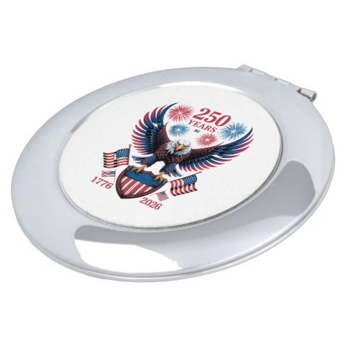 250th Anniversary 250 Years USA 1776 Compact Mirror