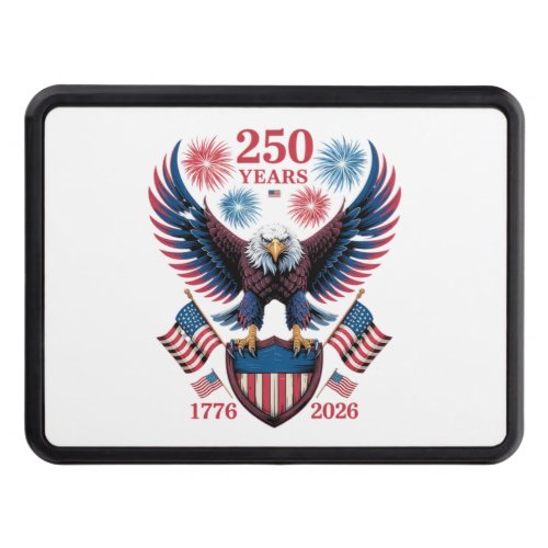 250th Anniversary 250 Years USA 1776 Hitch Cover