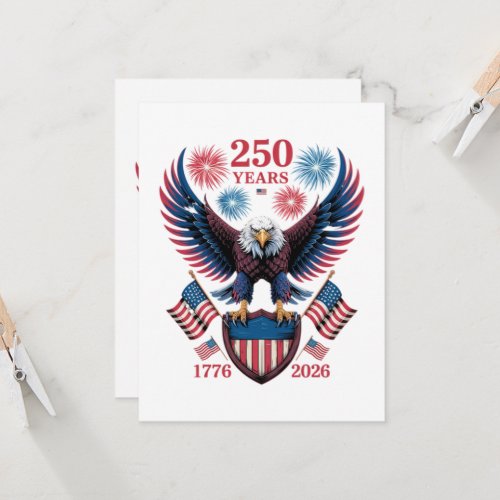 250th Anniversary 250 Years USA 1776 Invitation