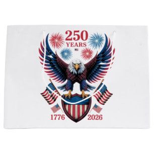 250th anniversary 250 years usa 1776 large gift bag