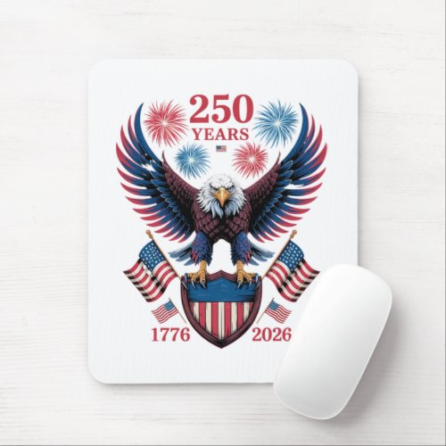 250th Anniversary 250 Years USA 1776 Mouse Pad