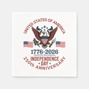 250th Anniversary 4th of July – Vintage Patriotic Napkins
