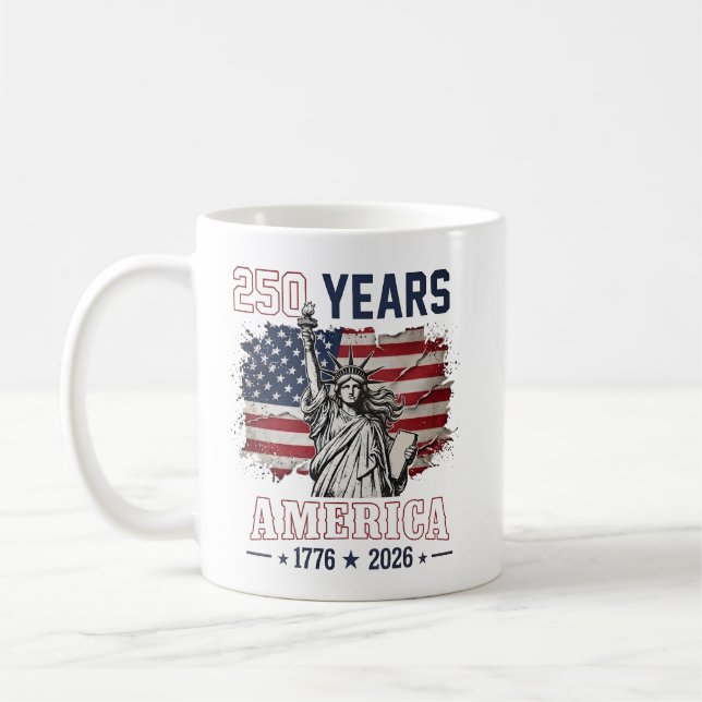 250th Anniversary America 1776-2026  Coffee Mug (Left)