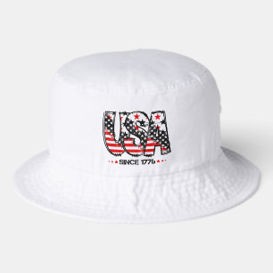 250th Anniversary America 4th of July Bucket Hat