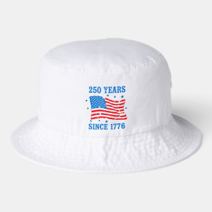 250th Anniversary America 4th of July Bucket Hat