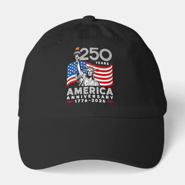 250th Anniversary America 4th of July  Hat (Front)
