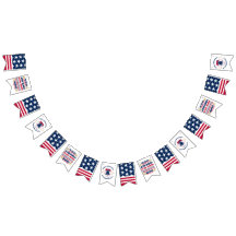 250th Anniversary America Patriotic bunting banner