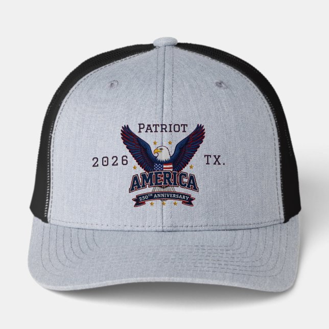 250th Anniversary American Eagle Patriot Hat  (Front)