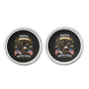250th Anniversary Bald Eagle Celebration Cufflinks