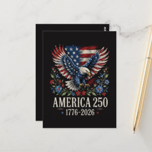 250th Anniversary Eagle American Postcard