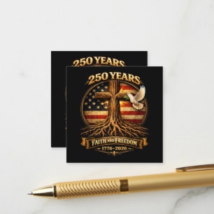 250th Anniversary Enclosure Card