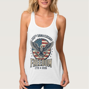 250th Anniversary Freedom Eagle Patriotic Vintage  Tank Top