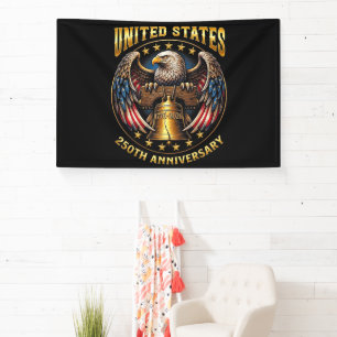 250th Anniversary Independence Day 1776 2026  Banner