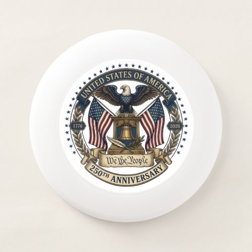 250th Anniversary Liberty Bell Emblem  Wham-O Frisbee