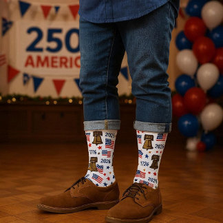 250th Anniversary Liberty Bell Socks