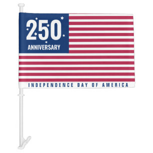 250th Anniversary Of America Semiquincentennial Car Flag