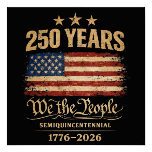 250th anniversary poster