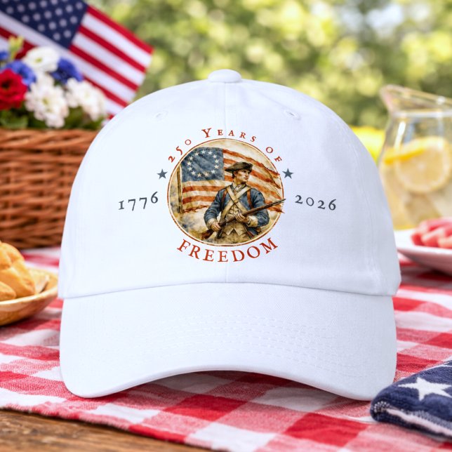 250th Anniversary Revolutionary Soldier Freedom Hat (Creator Uploaded)