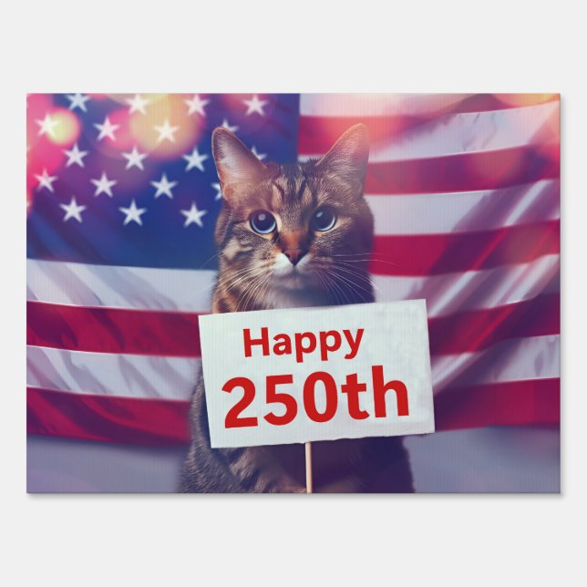 250th Anniversary Sign (Front)