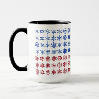 250th Anniversary Snowflake Collage Flag Mug