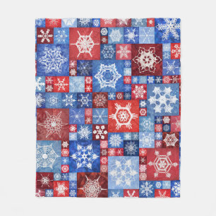 250th Anniversary Snowflake Collage Fleece Blanket