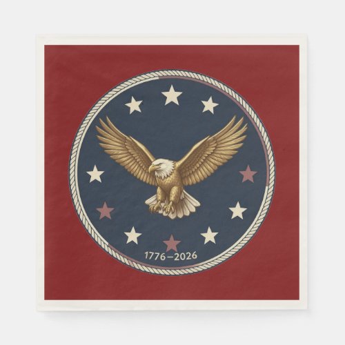 250th Anniversary Standard Paper Luncheon Napkins