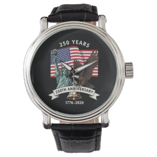 250th Anniversary Statue of Liberty Eagle Flag Watch