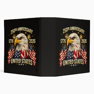 250th Anniversary United States 1776-2026 3 Ring Binder