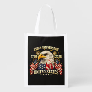 250th Anniversary United States 1776-2026 Grocery Bag
