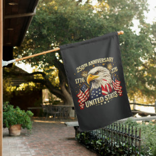 250th Anniversary United States 1776-2026 House Flag