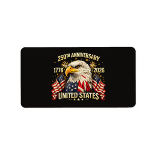 250th Anniversary United States 1776-2026 Label