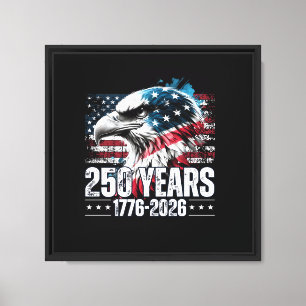 250th Anniversary United States Birthday Long Slee Canvas Print