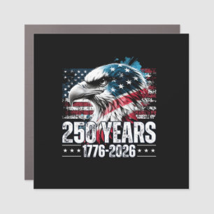 250th Anniversary United States Birthday Long Slee Car Magnet
