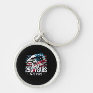 250th Anniversary United States Birthday Long Slee Keychain
