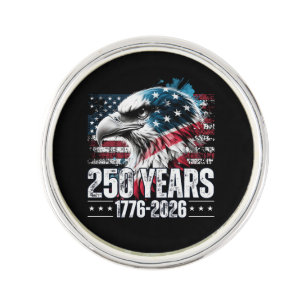 250th Anniversary United States Birthday Long Slee Lapel Pin