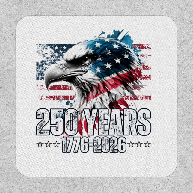 250th Anniversary United States Birthday Long Slee Patch (Front)