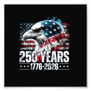 250th Anniversary United States Birthday Long Slee Photo Print