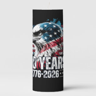 250th Anniversary United States Birthday Long Slee Pillar Candle