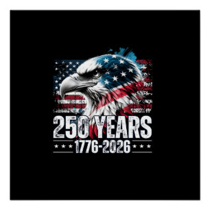250th Anniversary United States Birthday Long Slee Poster