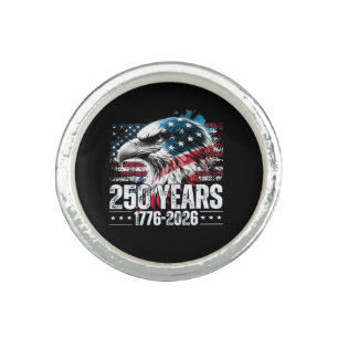 250th Anniversary United States Birthday Long Slee Ring