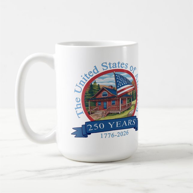 250th Anniversary United States Coffee Mug (Left)