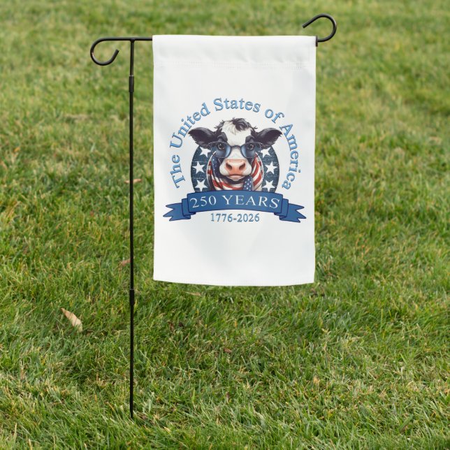 250th Anniversary United States Garden Flag (In SItu)