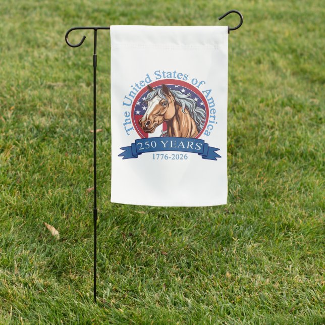 250th Anniversary United States Garden Flag (In SItu)